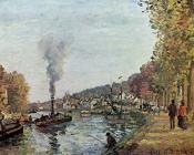 卡米耶 毕沙罗 : The Seine at Marly